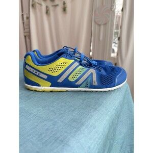 XERO Shoes HFS Men 9 Blue Zero Drop Barefoot Wide Toe Box Lightweight Reflective